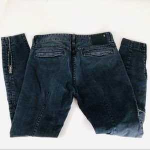 R 13 Size 29 Faded Black Skinny Jeans ZIP Ankle